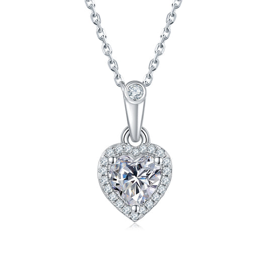 Devotion | Heart-Cut Halo Necklace