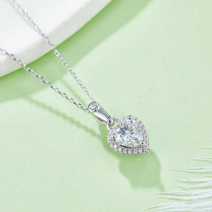 Devotion | Heart-Cut Halo Necklace