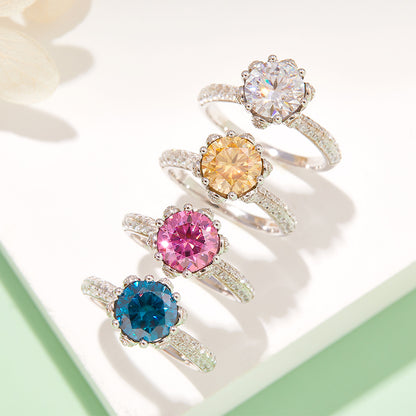 Blooming Radiance | Pavé Petal Setting