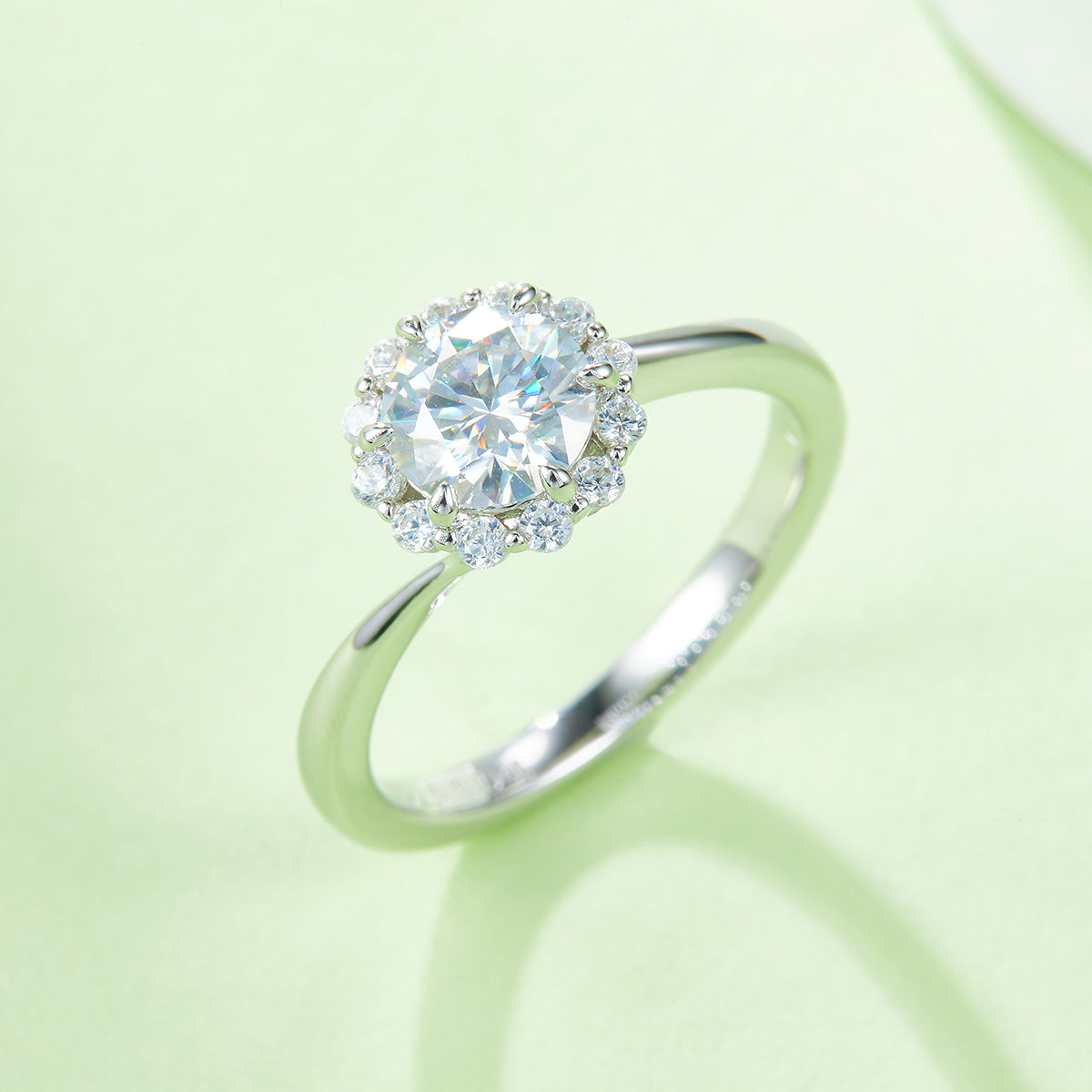 Morning Star Halo | Flora Halo Setting