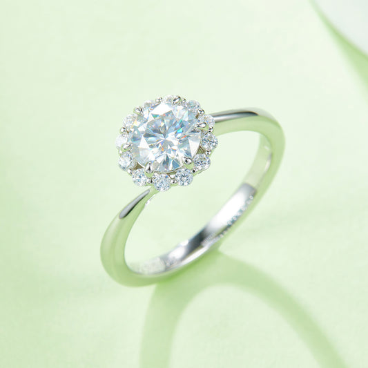Morning Star Halo | Flora Halo Setting