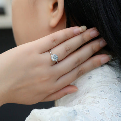 Morning Star Halo | Flora Halo Setting