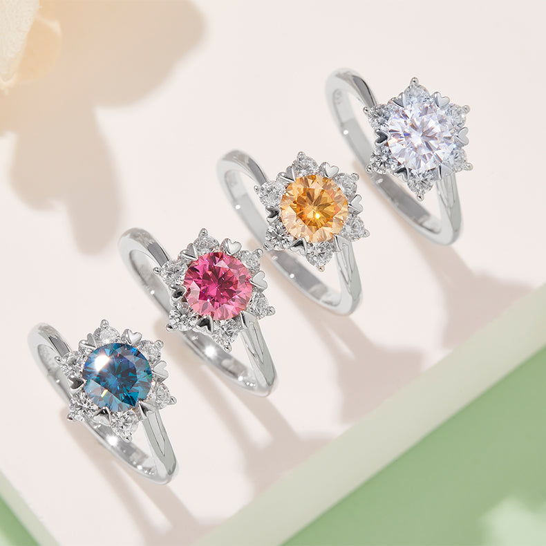 The Eternal Snowflake | Heart-shaped Prongs