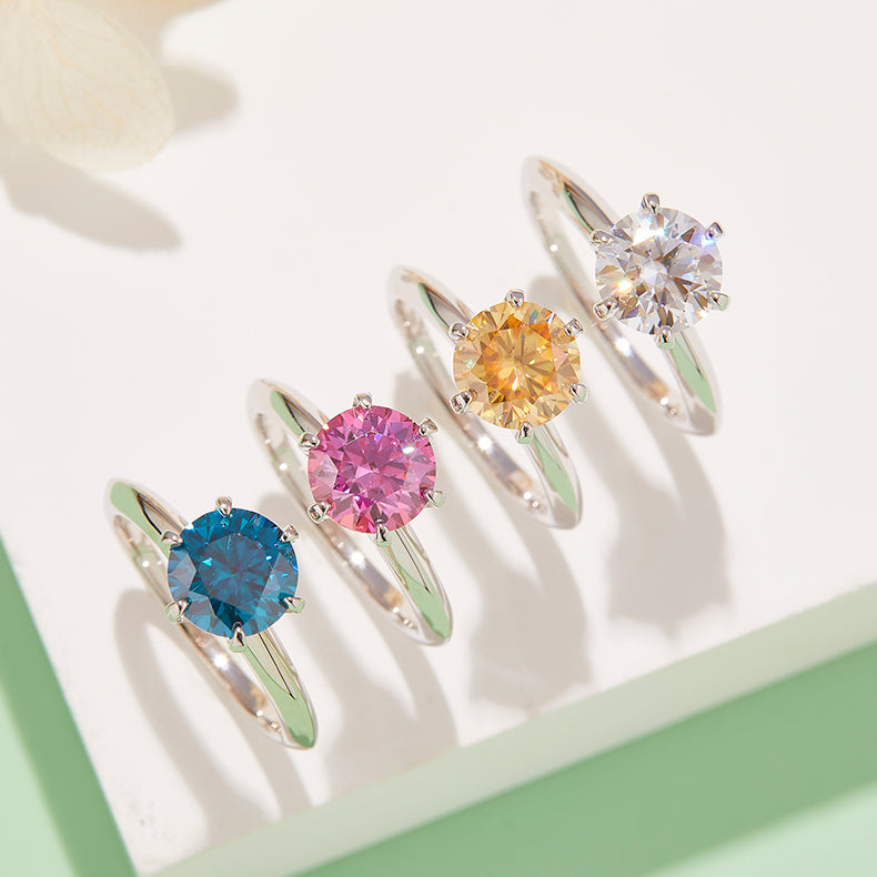 The Classic Guardian · Six-Prong Round Ring