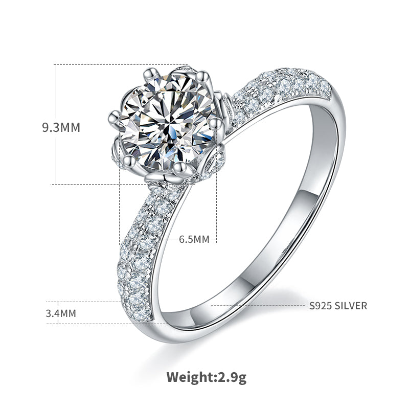 Blooming Radiance | Pavé Petal Setting