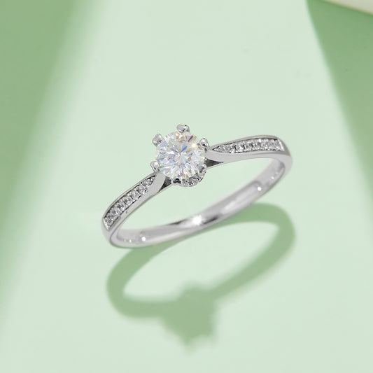Stellar Path | Six Heart Prong Setting