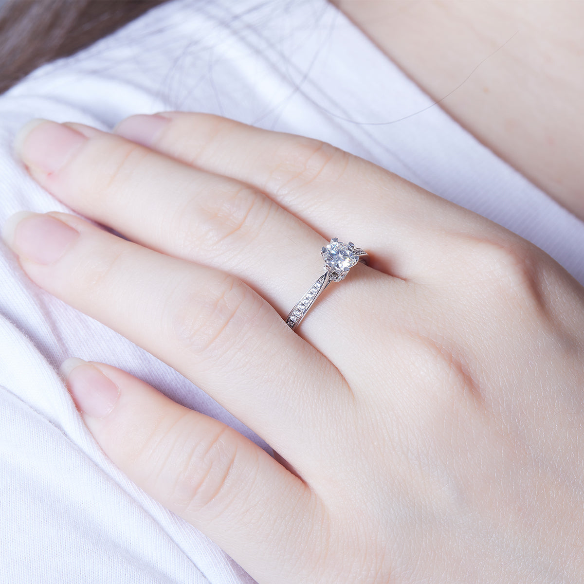 Stellar Path | Six Heart Prong Setting