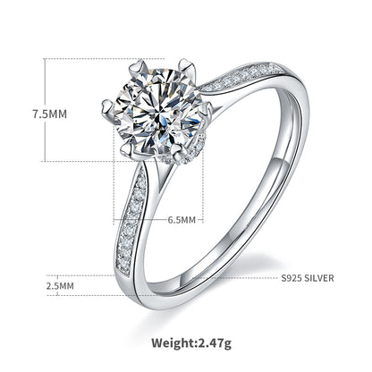 Stellar Path | Six Heart Prong Setting