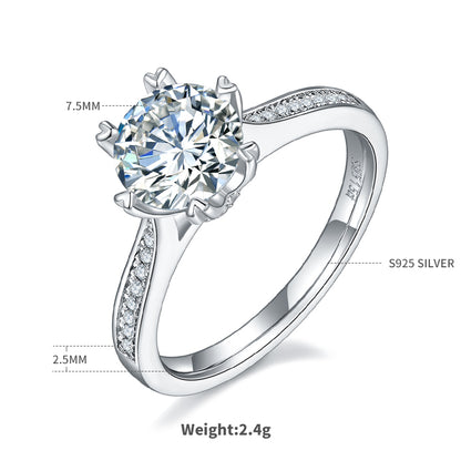 Stellar Path | Six Heart Prong Setting
