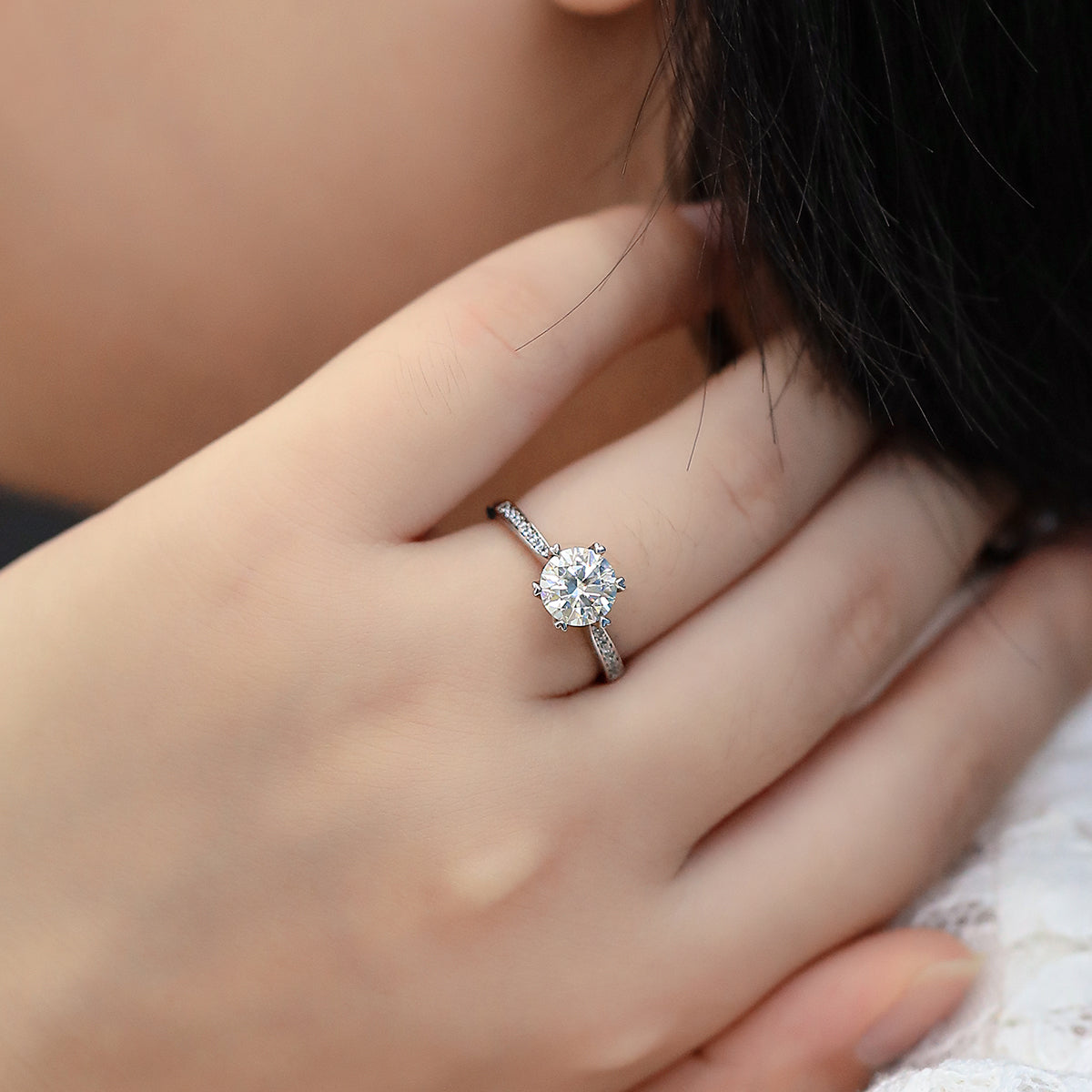 Stellar Path | Six Heart Prong Setting
