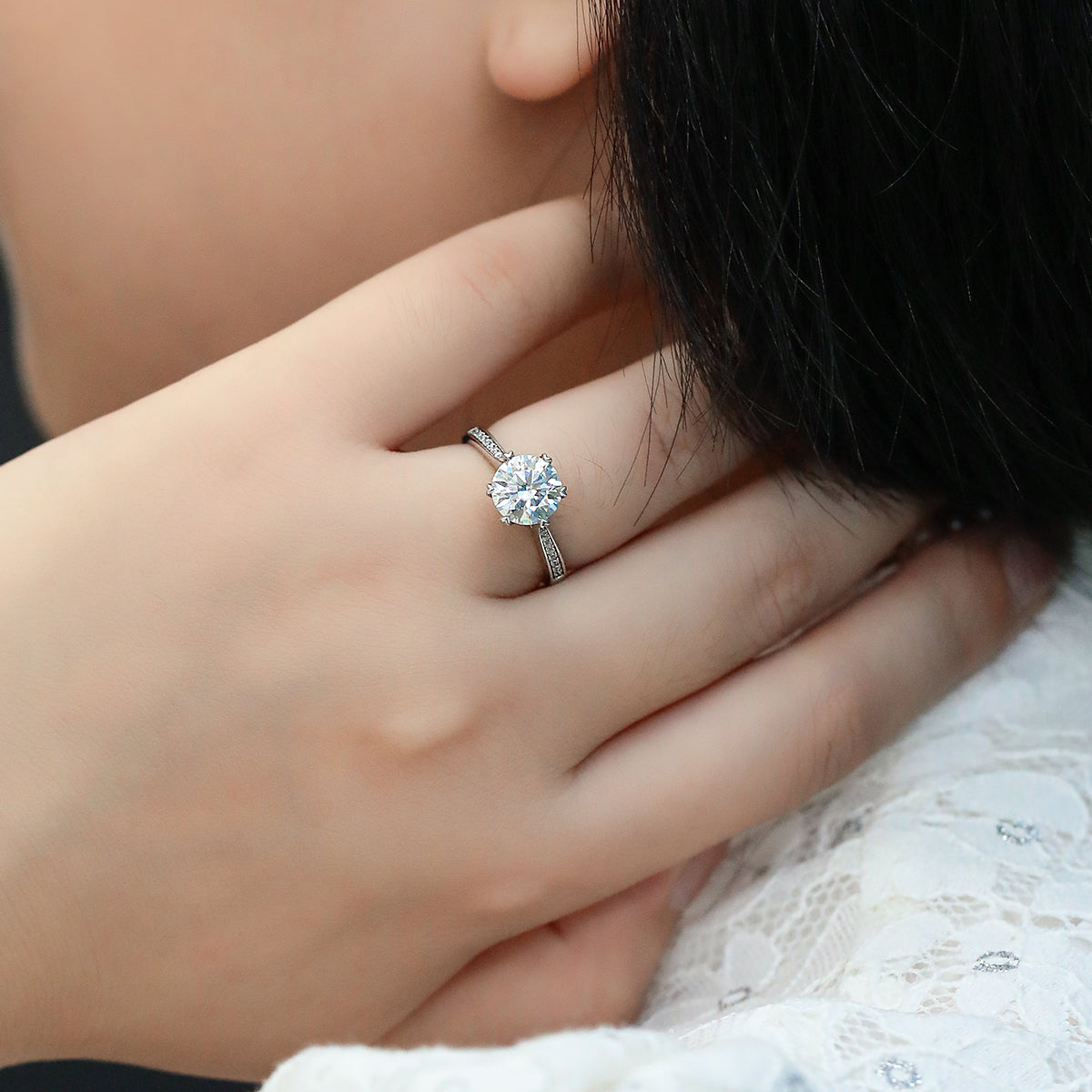 Stellar Path | Six Heart Prong Setting