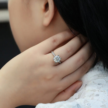 Stellar Path | Six Heart Prong Setting