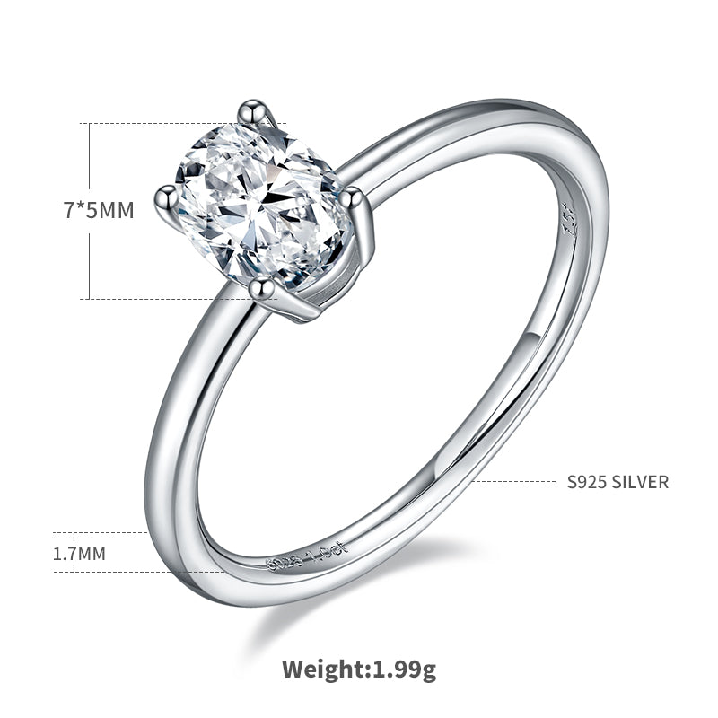 Dewdrop Reflection | Oval Cut