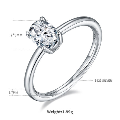 Dewdrop Reflection | Oval Cut