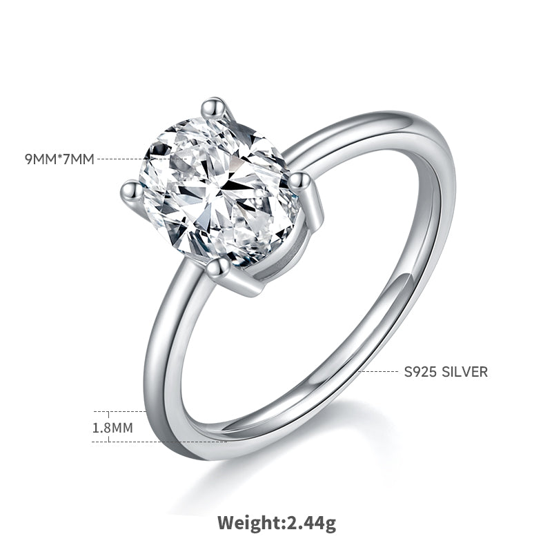Dewdrop Reflection | Oval Cut