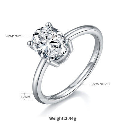 Dewdrop Reflection | Oval Cut