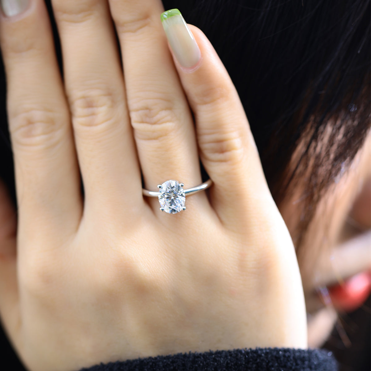 Dewdrop Reflection | Oval Cut