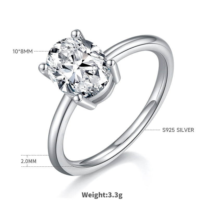 Dewdrop Reflection | Oval Cut