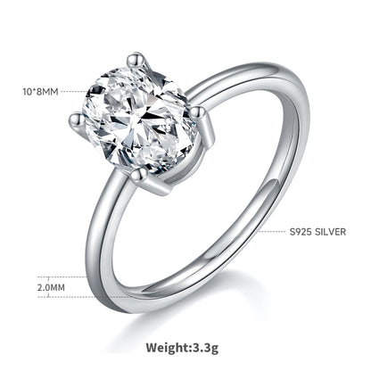 Dewdrop Reflection | Oval Cut