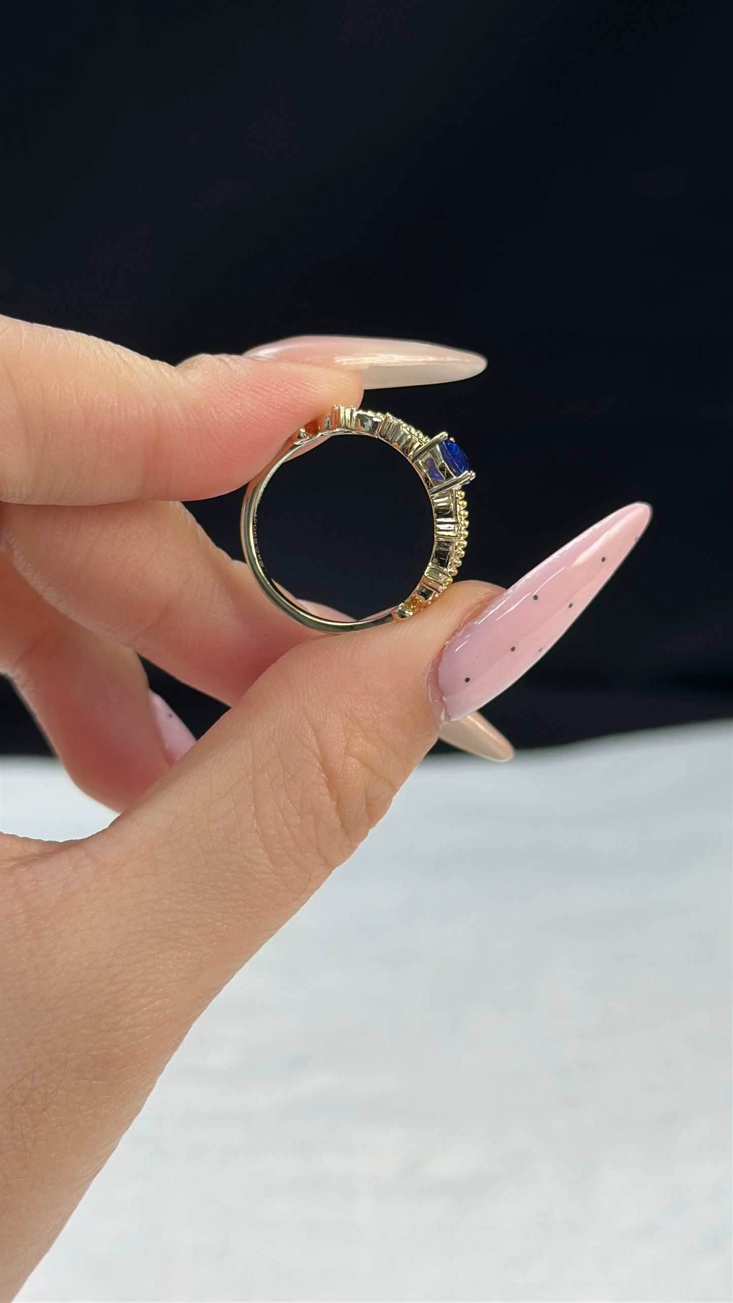 Night in Versailles | Lace Gemstone Ring Setting