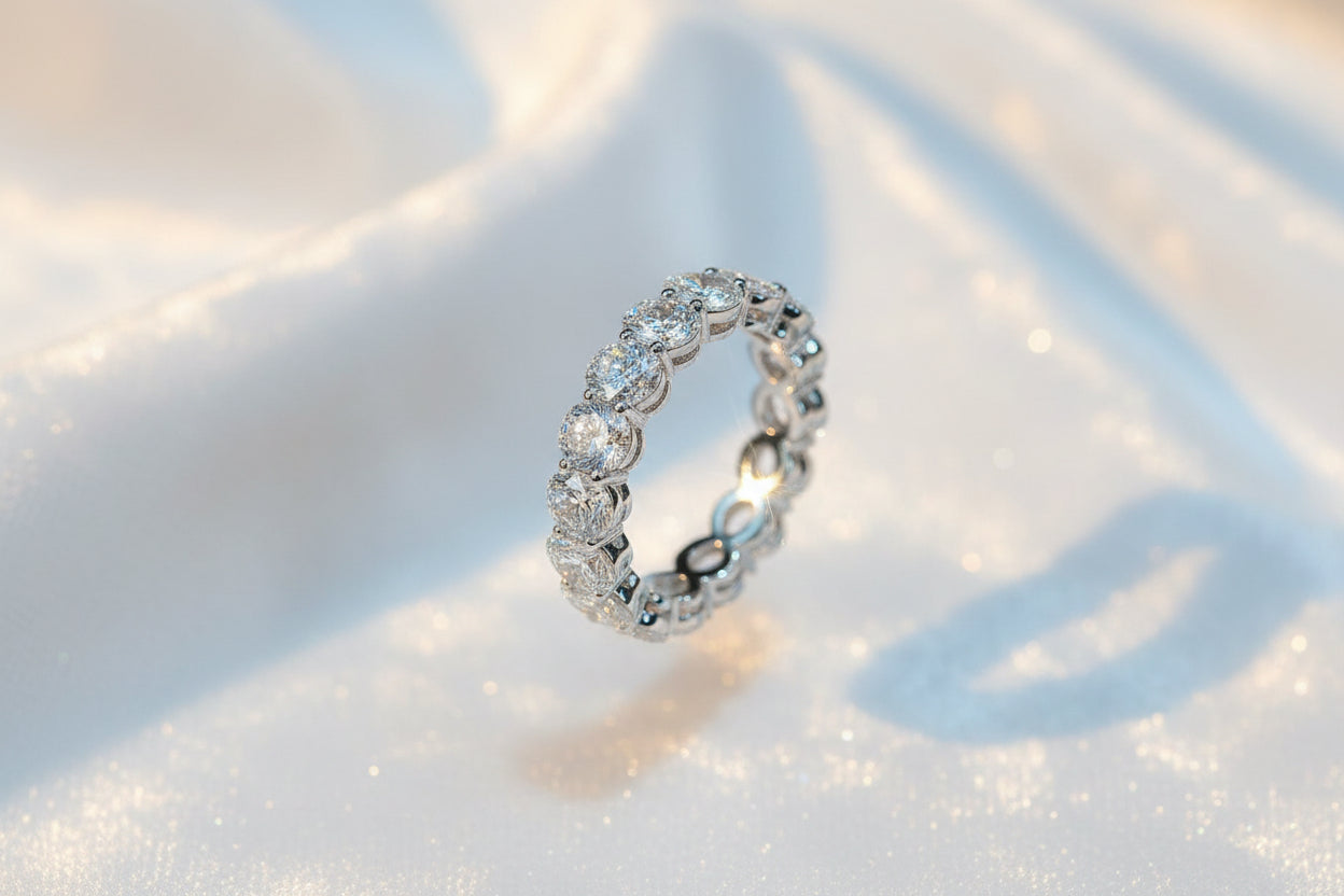 Timeless Muse | Cultivated Oval Full Eternity Ring (Finished Product)