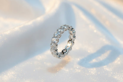 Timeless Muse | Cultivated Oval Full Eternity Ring (Finished Product)