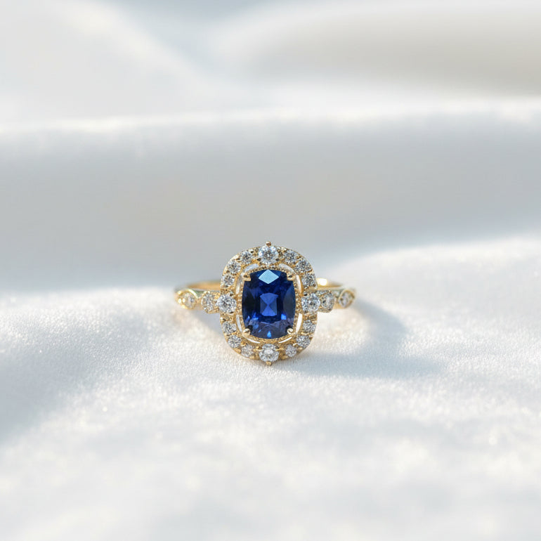 Royal Overture | Semi-mounted Gemstone Ring Setting