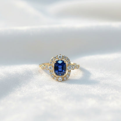 Royal Overture | Semi-mounted Gemstone Ring Setting