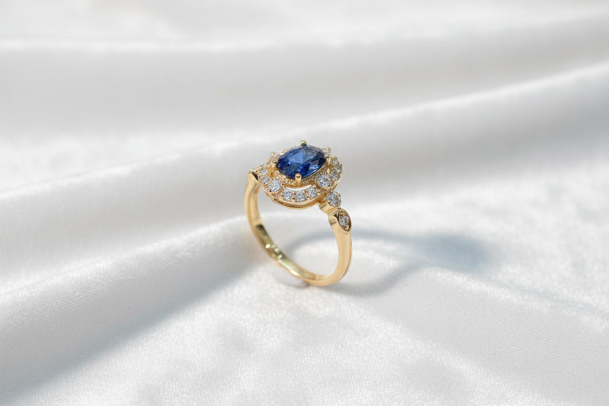 Royal Overture | Semi-mounted Gemstone Ring Setting
