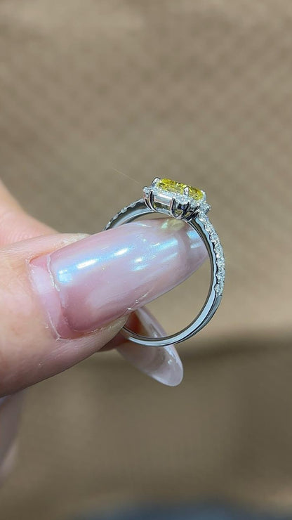 シンプル宝石付きエタニティリング枠