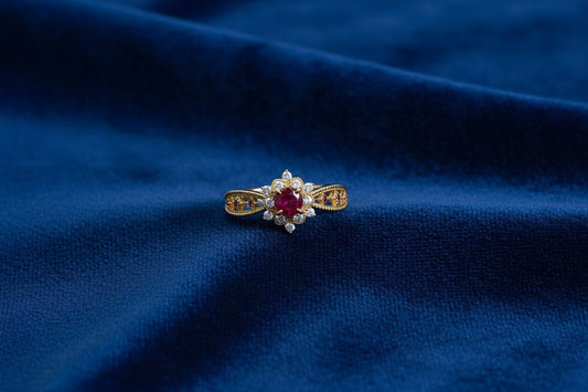 Starfire Vine | Lace Hollow Gemstone Ring Setting