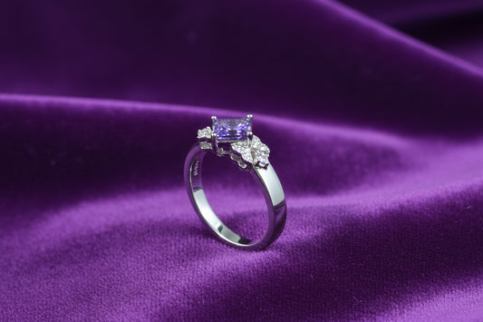 Covenant of the Prism | Leaf Accented Semi-Mount Ring Setting
