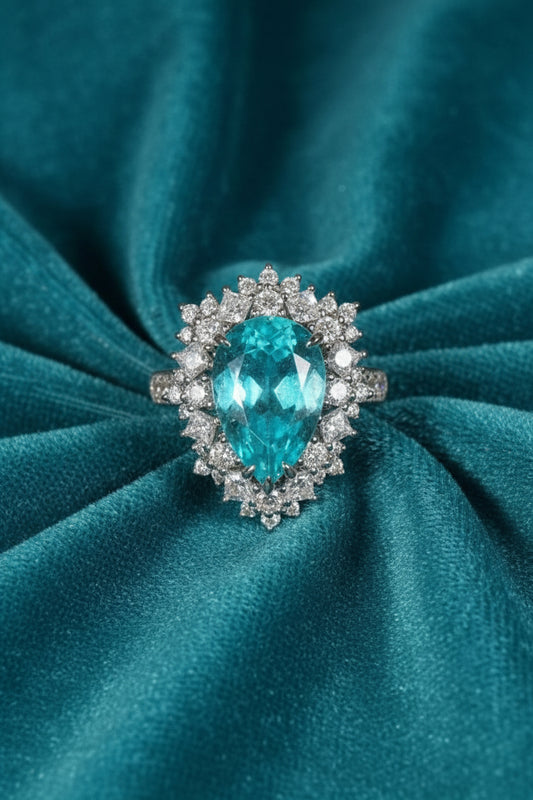 The Glacial Myth | Waterdrop Paraiba Ring Mount