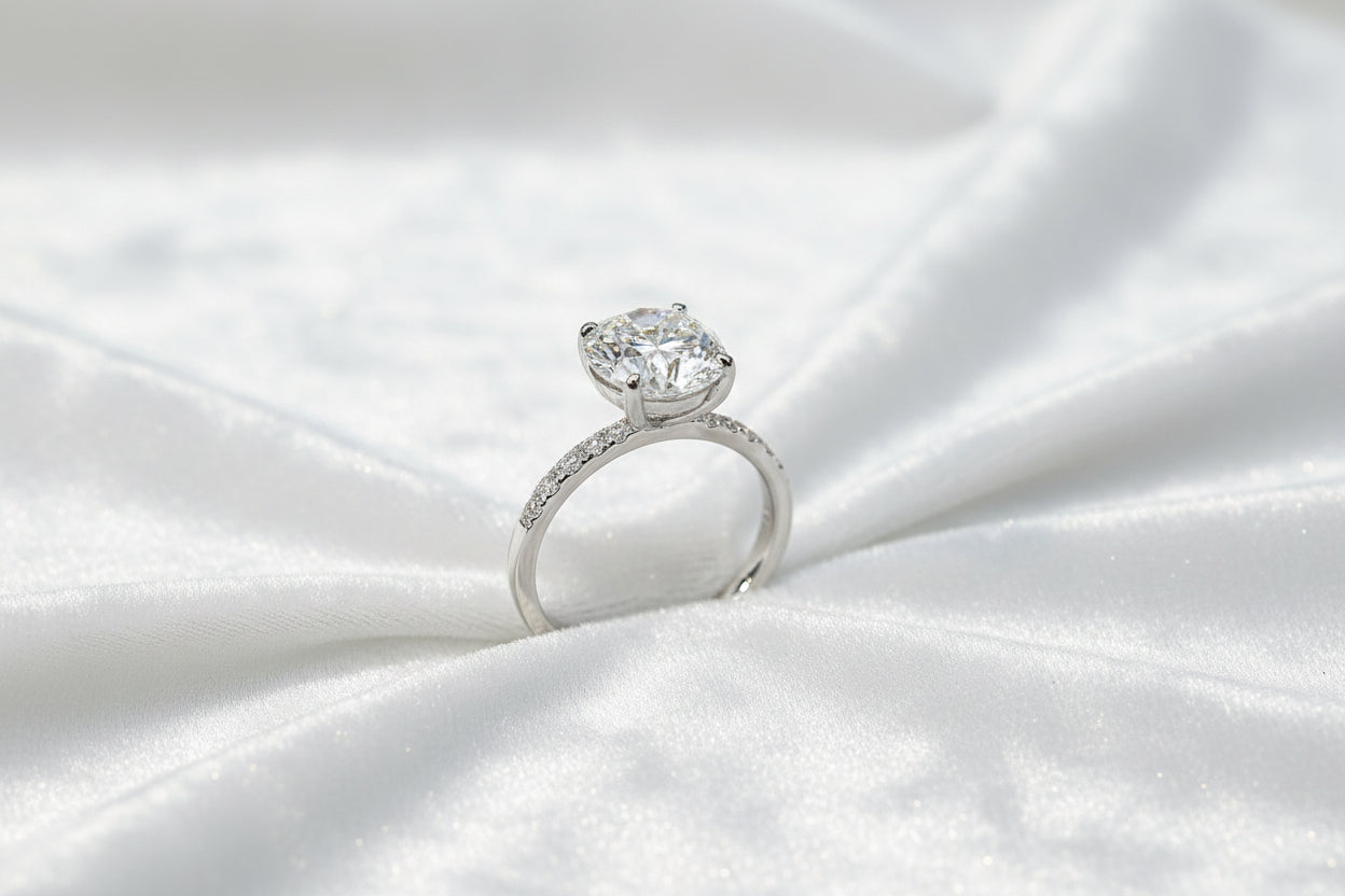 Eternal Grace | Four-Prong Diamond Ring Setting