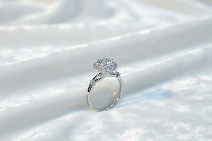 The Legacy Ribbon | Petal Crisscross Ring Setting