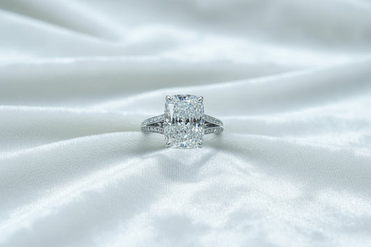 The Split Promise | Split Shank Diamond Ring Setting