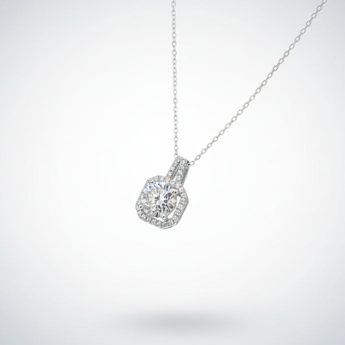 Stars holding the moon | White diamond necklace tray