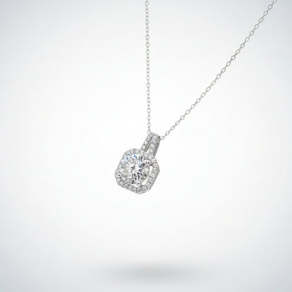 Stars holding the moon | White diamond necklace tray
