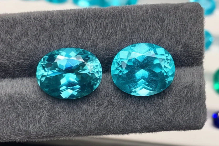 Lab-grown Paraiba Tourmaline (Oval, Marquise, Cushion, 10 carats and up)