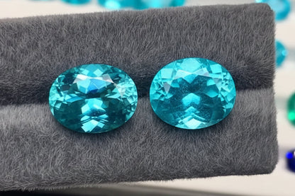 Lab-grown Paraiba Tourmaline (Oval, Marquise, Cushion, 10 carats and up)