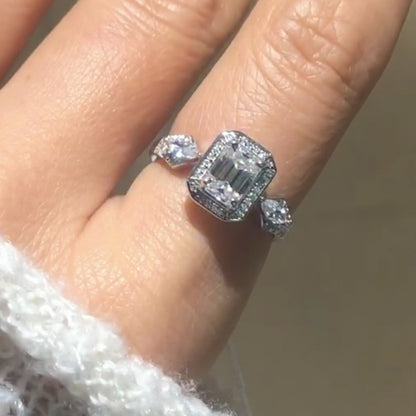 The Order | Emerald-Cut Halo