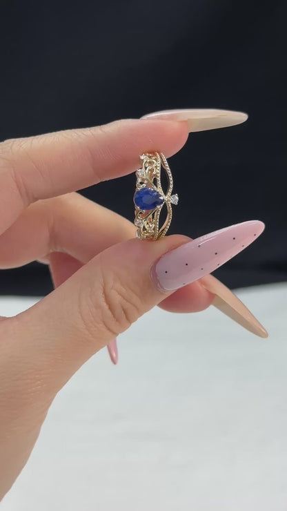 Night in Versailles | Lace Gemstone Ring Setting