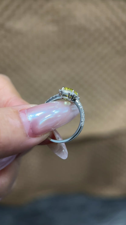 シンプル宝石付きエタニティリング枠