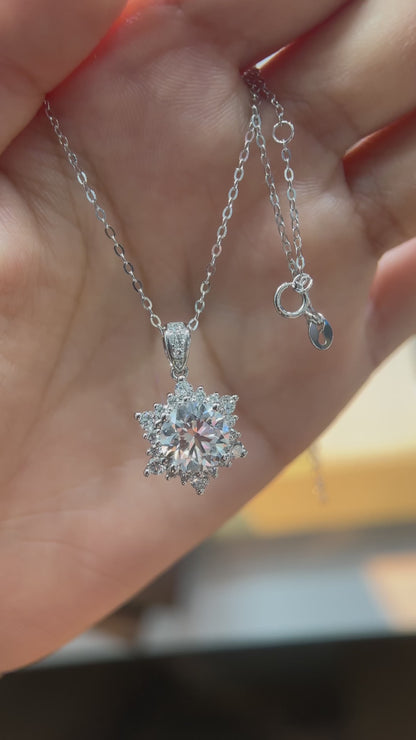 Dewdrop Sparkle | 雪花形頸鏈