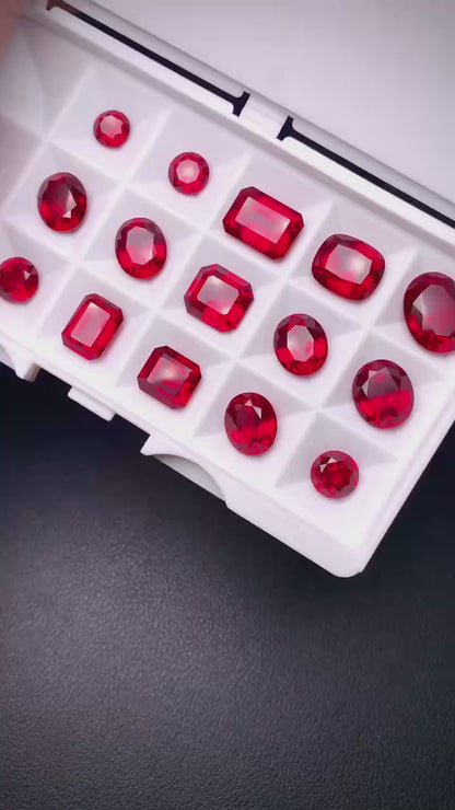 實驗室鴿血紅紅寶石 （1克拉起）