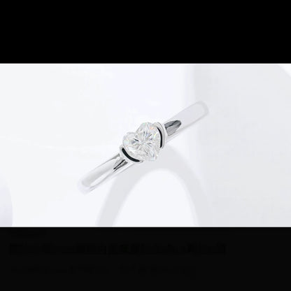Hearth | Bezel-Set Heart with V-Band