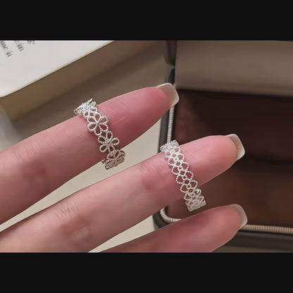 The Garden Stroll · Lace Band Ring
