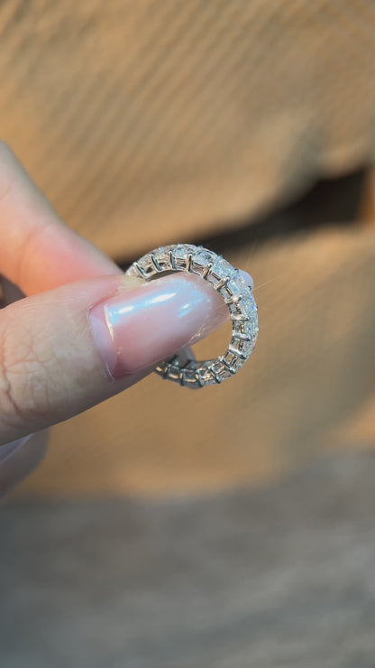 Imperial Orbit | Lab Grown Diamond Emerald Cut Baguette Ring (Finished Product)