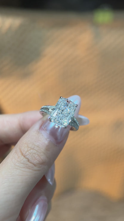 The Split Promise | Split Shank Diamond Ring Setting