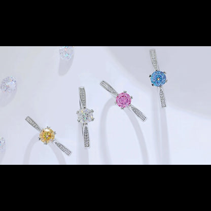 Stellar Path | Six Heart Prong Setting